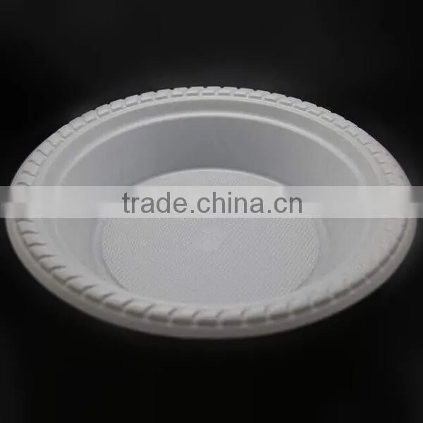 Hot Sale 7inch Environmental Material Plastic PS Soup Round Shape Dinner Bowl