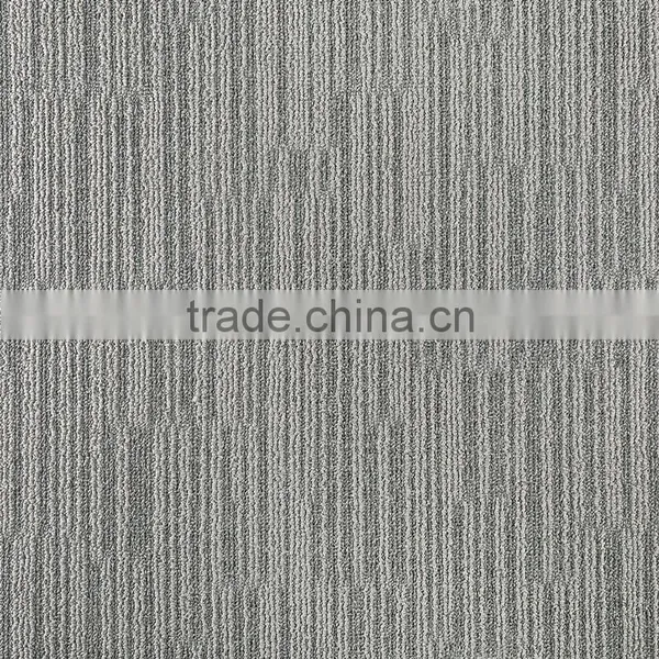 Machine Made Carpet Fabric With Pvc Back Carpet Tiles photo-5