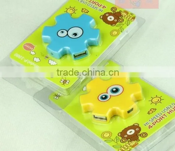 Wholesale Lovely 4 Port Usb Hub With Carambola Shape photo-3