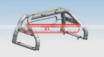 Stainless Steel Roll Bar With Lightfor Toyota Hilux Vigo