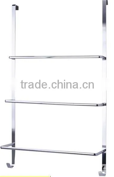 Wholesale 3 Tires Chrome Glass Shower Door Towel Bar photo-2