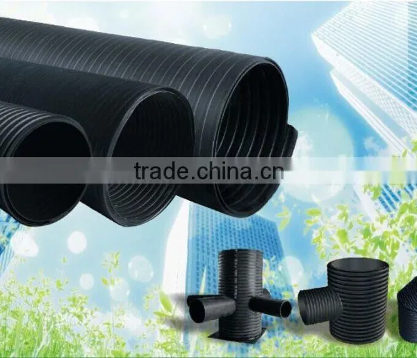 Municipal Sewage Pipe HDPE Double-wall Corrugated Pipe