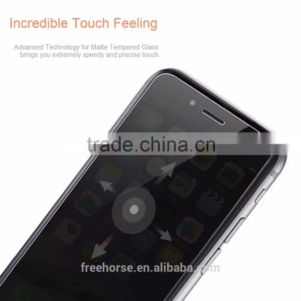 Factory Price 0.33mm Arc Edge 2.5D Tempered Glass Privacy Screen Protector for Iphone 6 6s photo-6