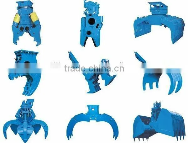 Base Price Excavator Accessory Orange Grapple photo-3