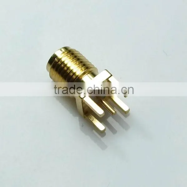 5 Insertion Female Straight PCB Through Hole SMA Connector photo-2