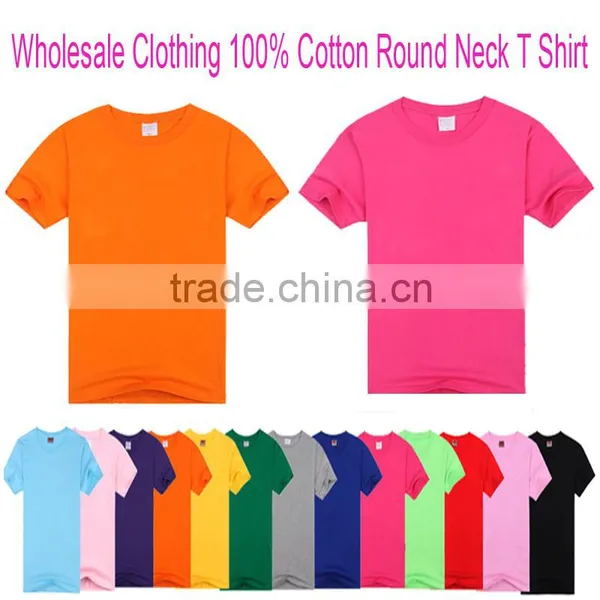 Wholesale Clothing Factory In China Cotton Blank T Shirt