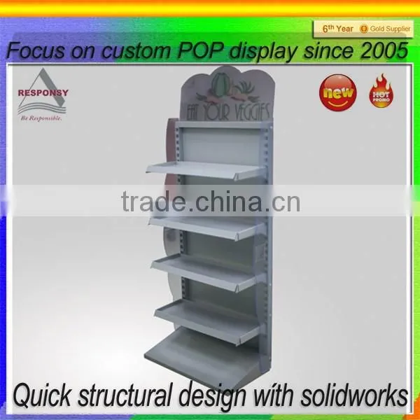 Supermarket Used Custom-made Stand Baby Diapers Display Shelf photo-2