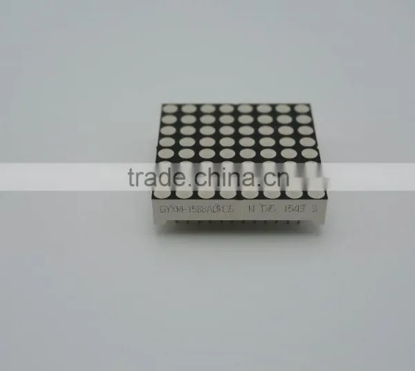 Rohs Compliant Red and Green bi Color 8*8 Dots LED Dot Matrix Display photo-2