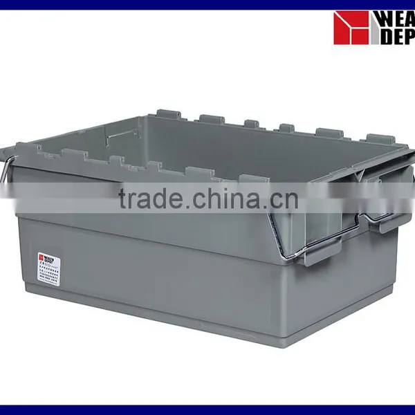 Stack Nest Plastic Storage Bins With Bars photo-3