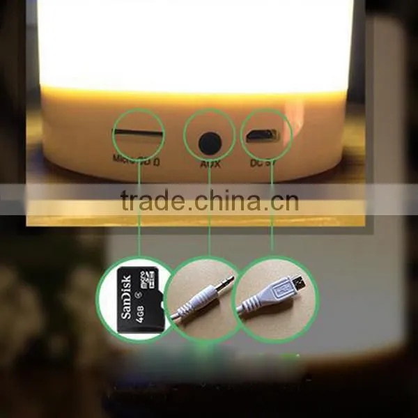 Colour Changing Led Lamp Light Wireless Bluetooth Speaker photo-5