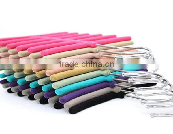 Velvet Hanger Collection Tie Hangers,Flocked Belt Rack photo-6