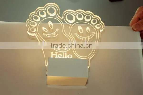 New Arrival Fashionable Personalized Lovely Shape Acrylic Light Cheaper Price photo-2