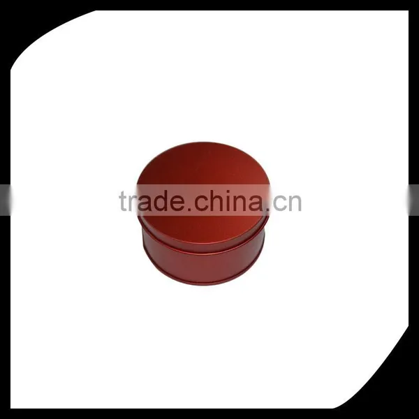 Round Metal Mini Ring Tin Box/Small Round Red Tin Boxes photo-2