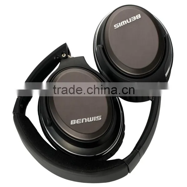 2015 BENWIS H600 Over Head Foldable Revolving Headphones for Mobile Phone,computer photo-3