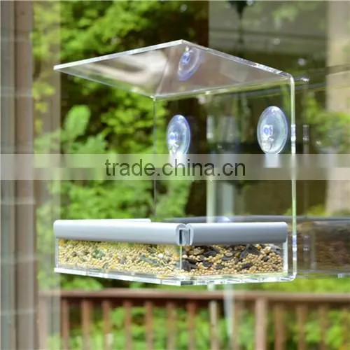 Wholesale Acrylic Bird Seed Bird Houses photo-2