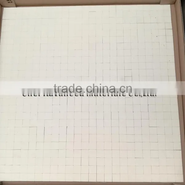 Alumina Ceramic Mat, Square, Hexagonal Ceramic Element With Net Backing photo-2