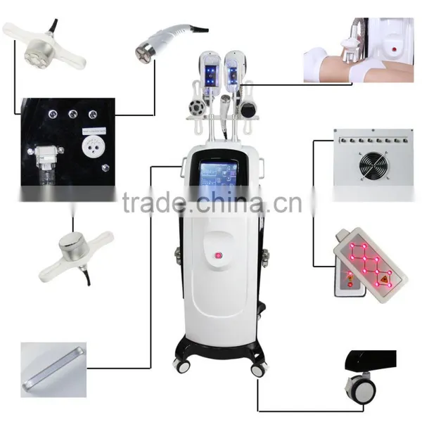 Hot Sale Vertical 5 Handles With Lipo Laser Liposuction Fat Freezing Cryolipolysis Machine photo-2