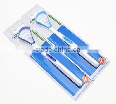 New Design Oral Care Adult Toothbrush With a Tongue Cleaner Wholesale photo-6