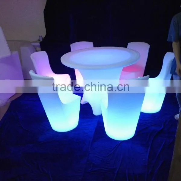 Led Dinning Table Large Diameter 1.1m With a Lots Seats Room photo-3