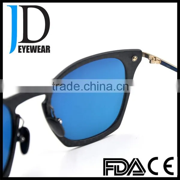 Custom Logo Carbon Fiber Metal Mixed Wholesale Carbon Fiber Sunglasses photo-6