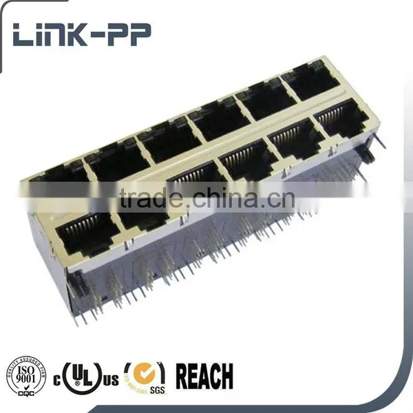 1658827-1 RJ45 Stacked Jacks photo-2