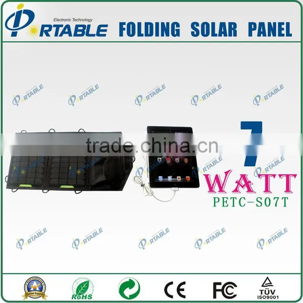 Foldable Fabric 7w Solar Charger PET Solar Panel photo-3