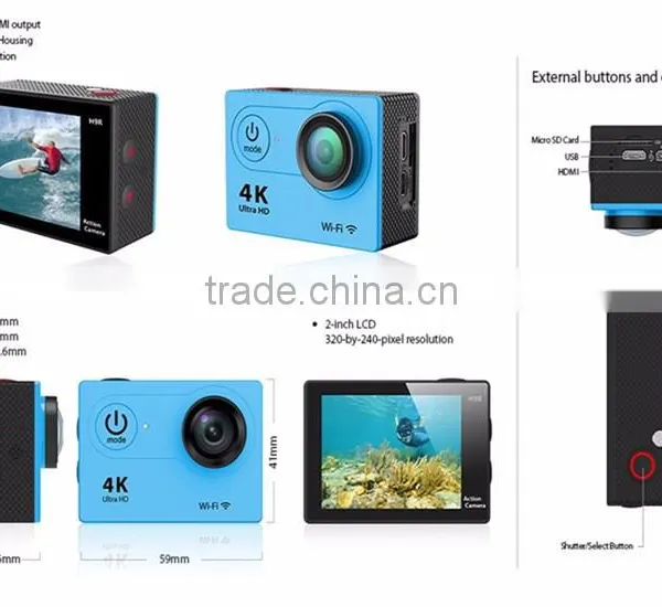 Factory 4k Action Camera H9R With Remot Function Mobile Phone photo-6