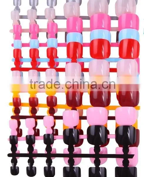 G5-007 480pcs Colourful toe nails .ABS Colourful false toe nails