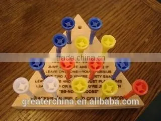 Triangle Peg Board Game photo-4