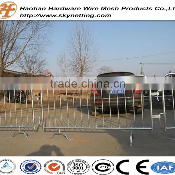 1.5"(38mmOD) Frame Pipe 1.1m Highx2.15m Wide Hot Dipped Galvanized Steel Metal Traffic Safety and Crowd Control Barrier photo-5