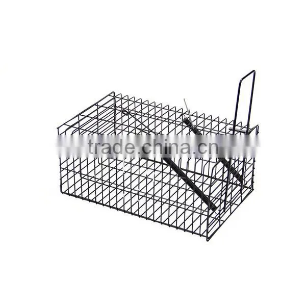 Metal Galvanized Iron Live Catch Rat Trap Cage photo-2