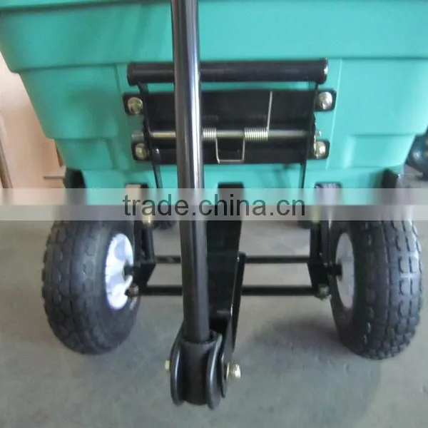 TC2145 Four Wheel Tipcart, Plastic Dump Cart, Garden Cart photo-3