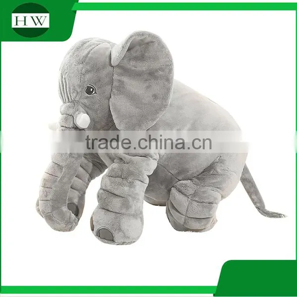 Promotional Custom Baby Children Kids Body Sleep Soft Plush Elephant Pillow Toy photo-3