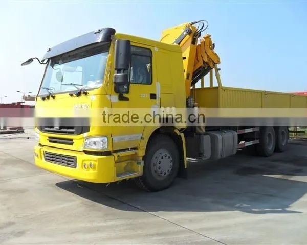 Sinotruk HOWO Mounted Crane Loading 30T Sinotruk Cargo Truck With Mounted Crane photo-2