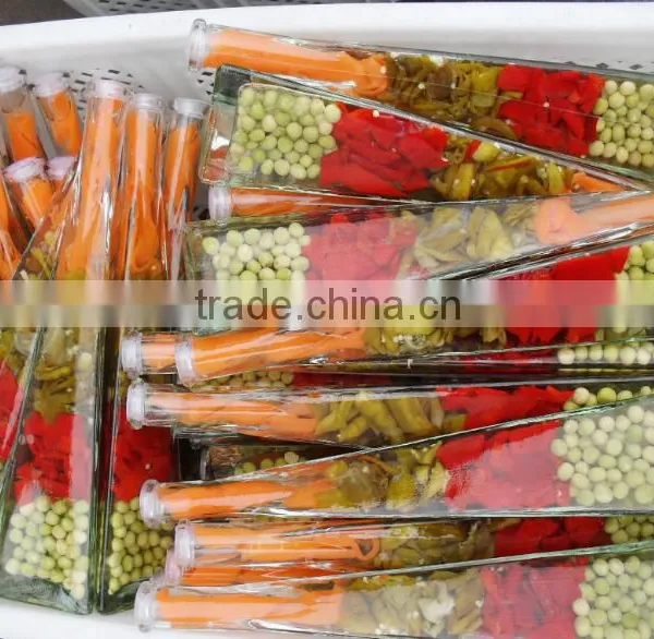 Triangle Glass Flower Vase,beverage Bottle(HLTH-019) photo-2
