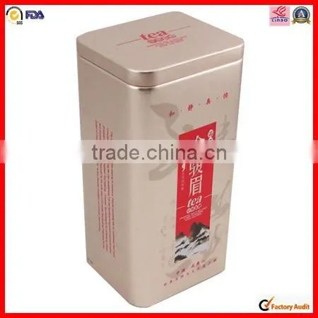 Customed Rectangle Tea Packaging Tin Canister photo-3