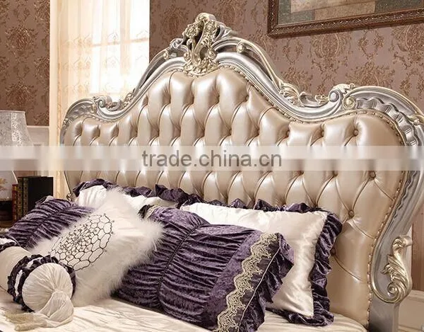 Bisini Luxury Furniture Bed, Exquisite Bedroom Furniture King Size Bed, Wooden Bedroom Furniture Set (BF01-ML010) photo-3