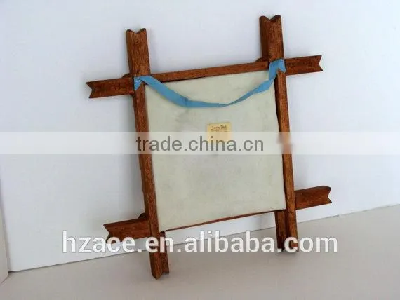 Gift for Her Wooden Frame With Heart and Flowers photo-5