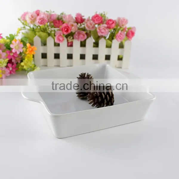 Hospitality Hotel Supply Ceramic Baking Dish Custom Logo Bakeware photo-2