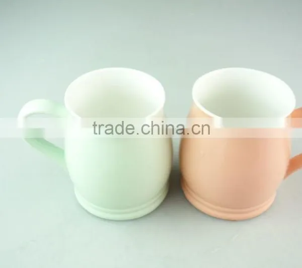 Good Quality 480ml Cermaic Coffee Mug, Hot Sale Drum Shaped Color Mug With Cheap Price photo-2