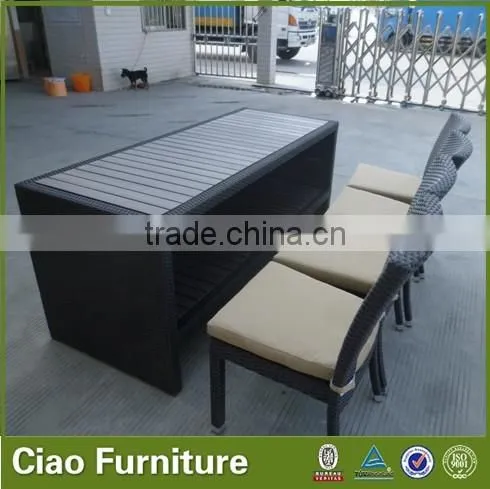 Outdoor Furniture Lazy Susan High End Outdoor Wicker Rattan Bar Furniture photo-3