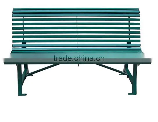 Square Tube Outdoor Metal Bench photo-6