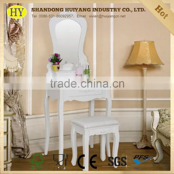 Modern Make up Dresser Table With Mirror and Stool photo-3