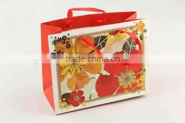 Flower Design Foldable Gift Bag / Shopping Paper Bag photo-2