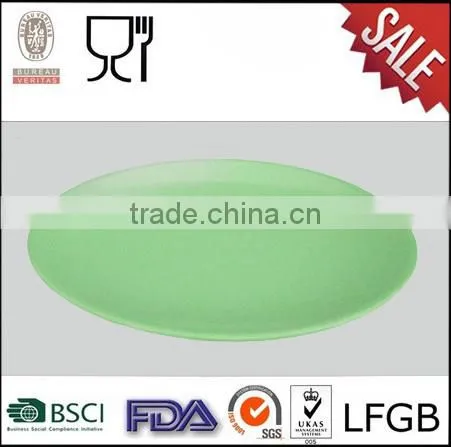 Round Melamine Dinner Plate Solid Color Dinnerware photo-2