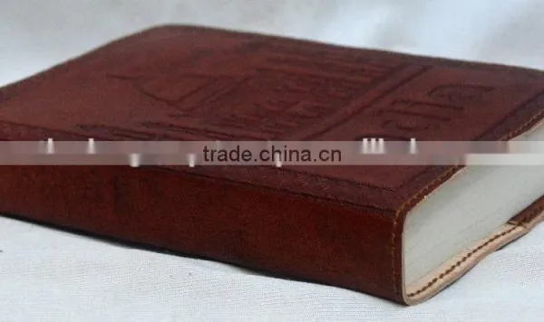 Handmade Vintage TajMahal Embossed Refillable Leather Diary photo-3