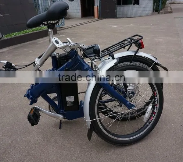 36V 250W CE Mini Foldable Aluminum Alloy Suspension Fork Electric Folding Bike photo-3