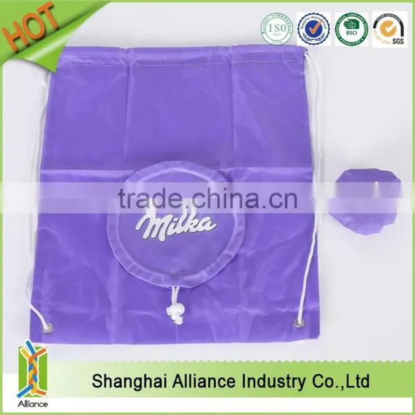 Round Shape Foldable Gym Sack Drawstring Bag(TM-CDR-233) photo-2