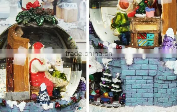 Christmas Decoration Resin Snow Globe Glass Snow Globe Crafts photo-2