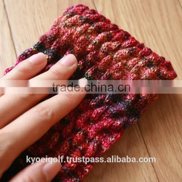 Super Warm Leg Warmer, Colorful and Silk Mix Inner Layer, Made in Japan photo-6